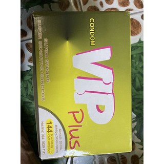 Bao cao su vip plus - hộp 144 cái