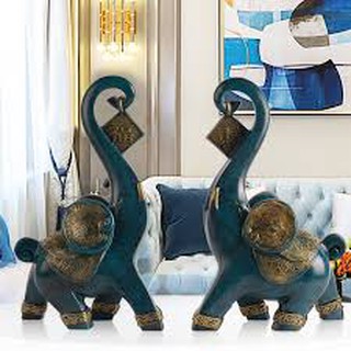tượng voi trang trí mini