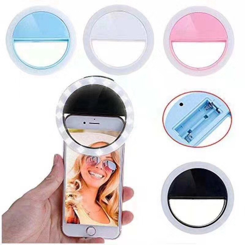 Vòng đèn LED gắn điện thoại thông minh hỗ trợ chụp ảnh selfie