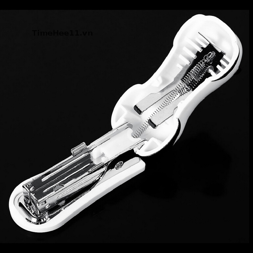 Bộ Ghim Bấm Mini Bằng Nhựa Hình Gấu Trúc Dễ Thương Cho Văn Phòng / Trường Học