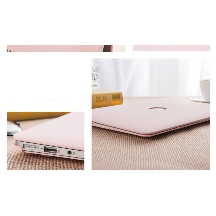 Case ,Ốp Macbook Màu Hồng Pastel Đủ Dòng (Tặng Kèm Nút Chống Bụi + Bộ kẹp chống gãy sạc) | BigBuy360 - bigbuy360.vn