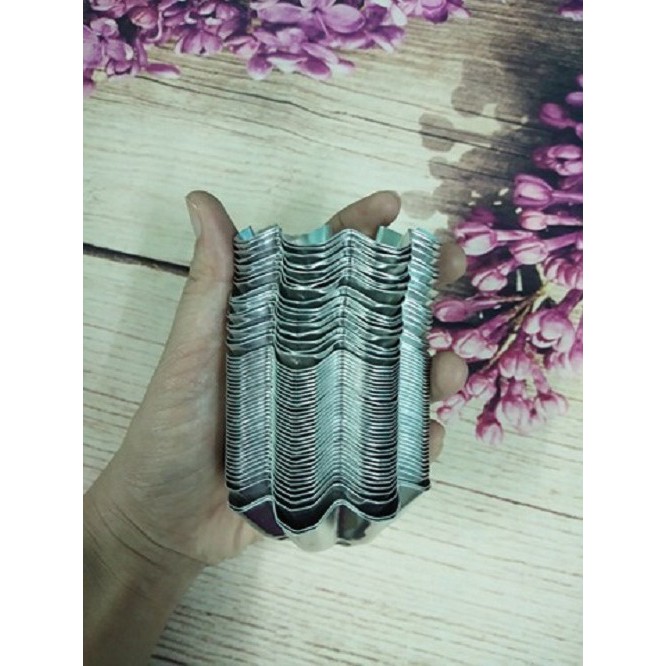 BỘ 50 KHUÔN NHÔM BÁNH BÒ BÁNH DA LỢN HÌNH TRÁI BỨA 5 CM