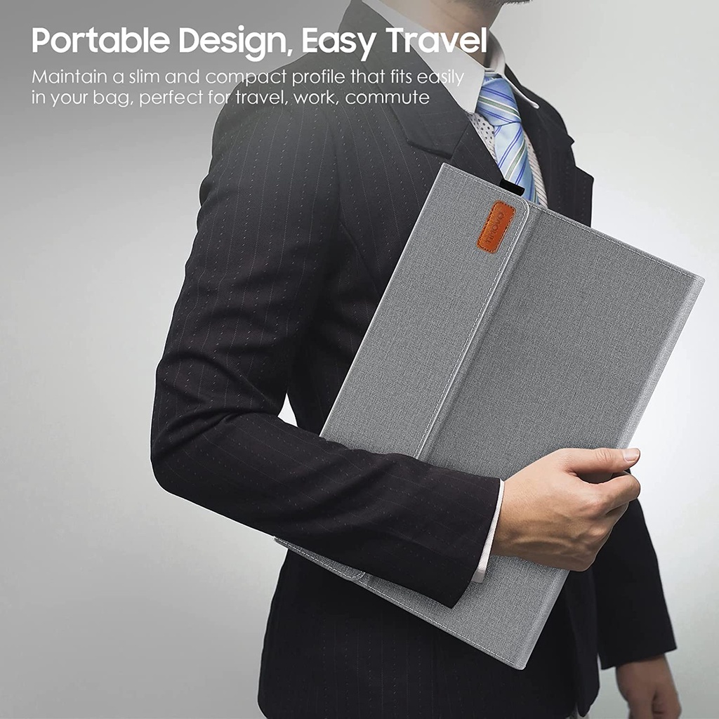 Bao Da Máy Tính Bảng PU Cao Cấp Có Thể Gấp Gọn Cho Galaxy Tab S8 Ultra 14.6 Inch 2022 Release (SM-X900/SM-X906)