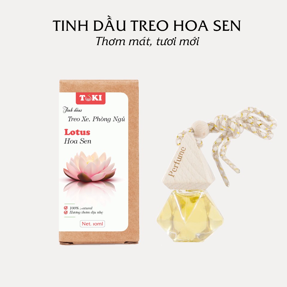 Tinh Dầu Hoa Sen Toki - Treo Phòng,Treo Xe 10ml