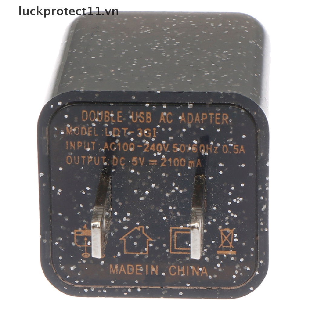 Phích Cắm Sạc Điện Thoại 5V 2 Cổng USB