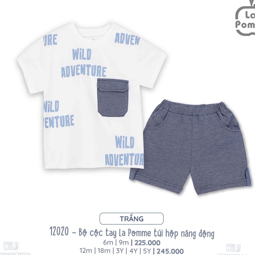 Bộ cộc tay Lapomme 9m -5Y