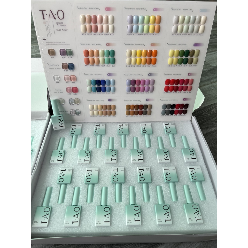 Sơn Gel TAO Sét 87 Màu - Tặng Kèm bảng màu tặng base top