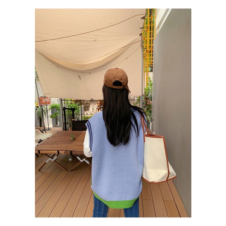 Áo Len Unisex Nam Nữ, Áo Gile Hàn Quốc Dáng Rộng Hàng Dệt Kim Cao Cấp Siêu Hot | BigBuy360 - bigbuy360.vn