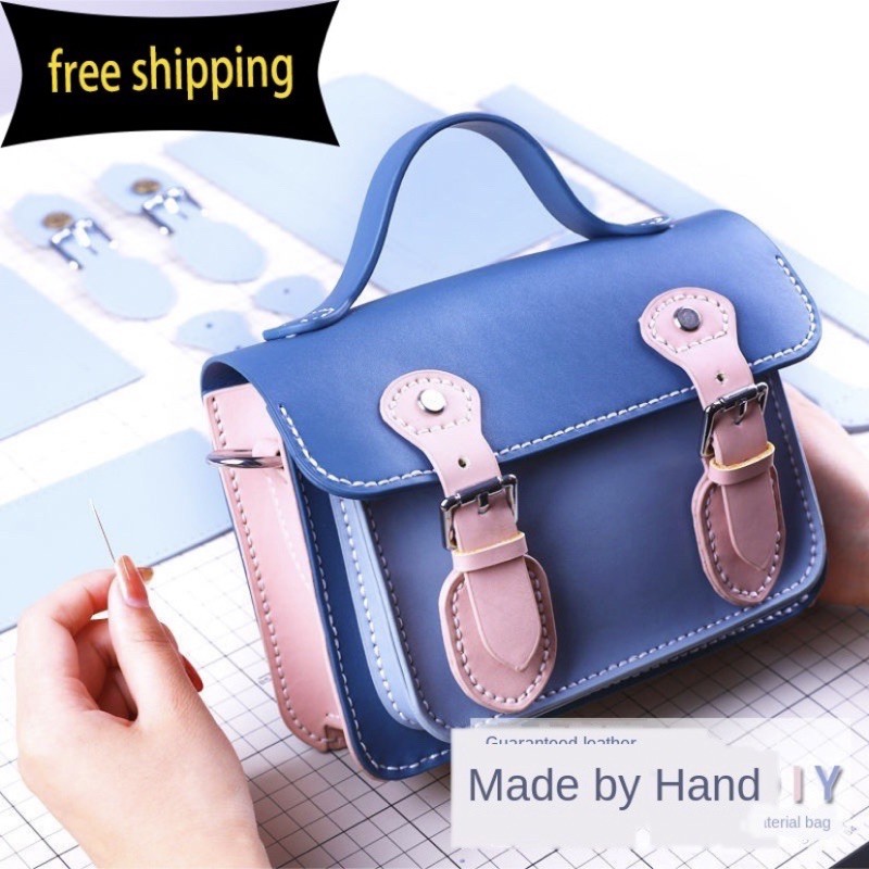 ORDER Set DIY dụng cụ làm túi Cambridge satchel da thật