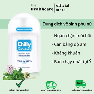 Dung dịch vệ sinh phụ nữ Chilly antibatterico ngăn mùi kháng khuẩn chai 200ml