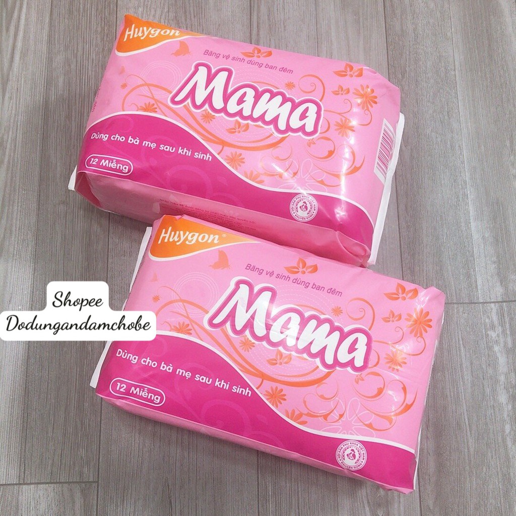 Băng vệ sinh MaMa cho mẹ đi sinh (gói 12 miếng)