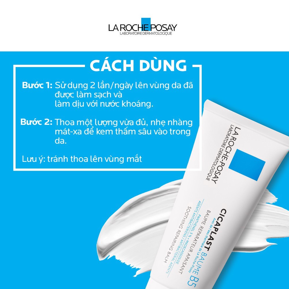 Kem Dưỡng B5 La Roche Posay Cicaplast Baume Phục Hồi Cấp Ẩm Tái Tạo Da - Skinfa