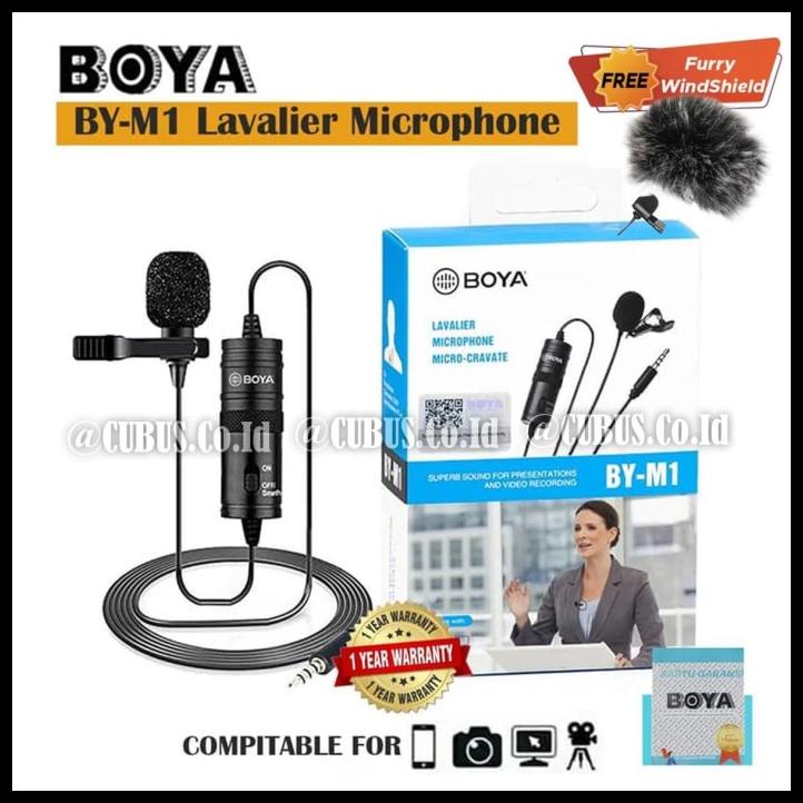 Micro Boya By-M1 Lavalier cho điện thoại Camera giám sát | BigBuy360 - bigbuy360.vn