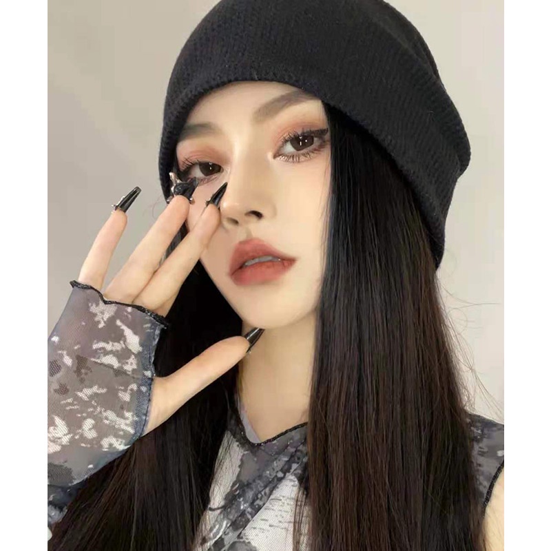 Mũ len nam nữ Ulzzang Beanie trơn Nón len giữ ấm thời trang thu đông phong cách hàn quốc