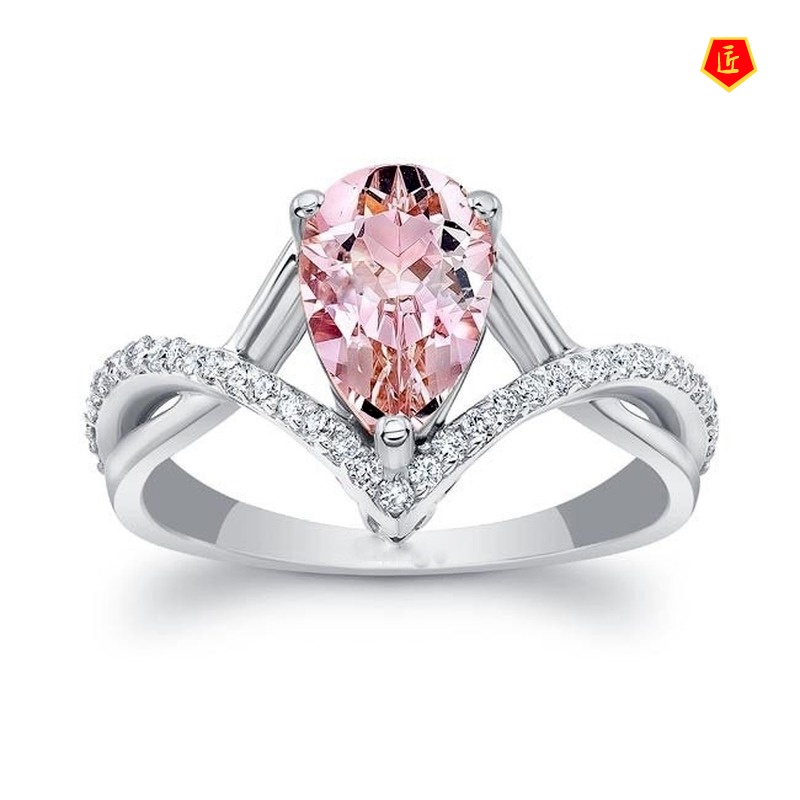 (Hàng Có Sẵn) Nhẫn Đính Đá Thời Trang
