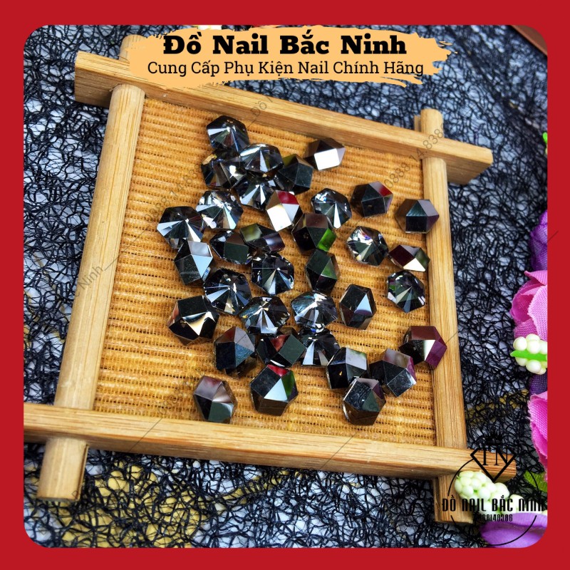 Đá Khối Gắn Móng , Đá Khối Nail Siêu Sáng Mã LG 8*8mm