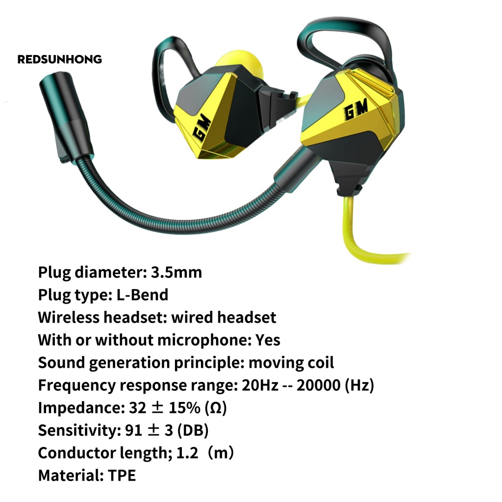 Tai Nghe Chơi Game RSH.z 8D Ổ Cắm Chữ L Thông Dụng