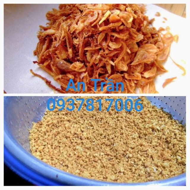 100g Hành phi/ tỏi phi thơm giòn.