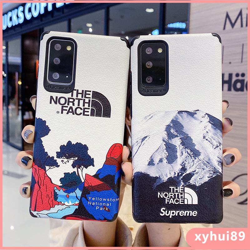 THE NORTH FACE Ốp Lưng Mềm Bảo Vệ Cao Cấp Cho Samsung Note 8 9 10 20 Ultra Lite Plus S8 S9 S10 S20 Fe Ultra Lite Plus 5g