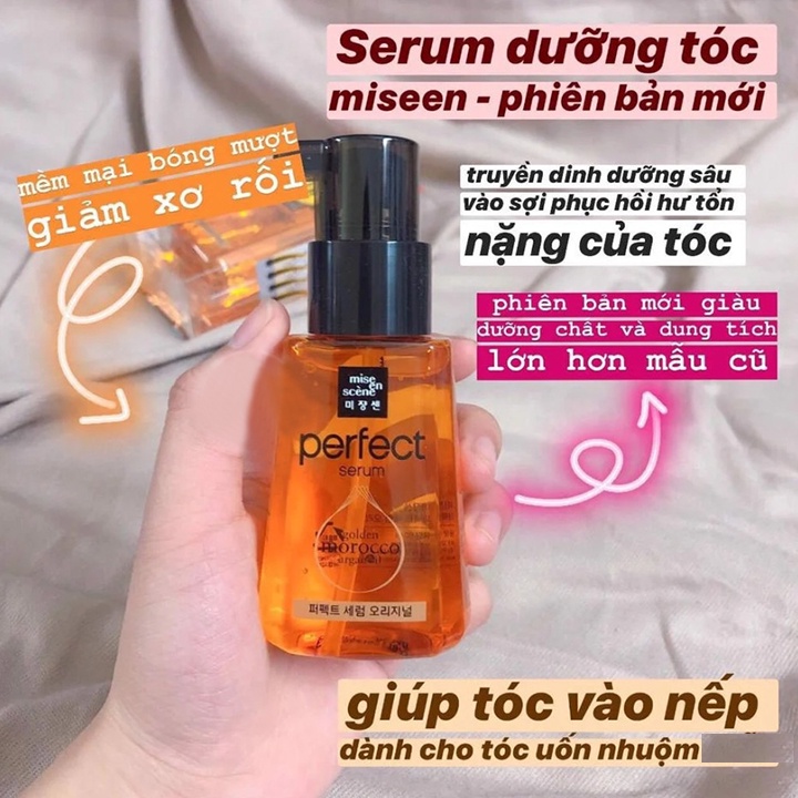 Dưỡng Tóc Mise En Scene Perfect Serum Golden Morocco Argan Oil 80ml