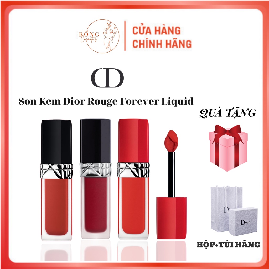 SALE Son Kem Dior Rouge Forever Liquid 200, 820, 626, 558, 999, 741, 100, Son Dior mới nhất 2021, Bống cosmestics