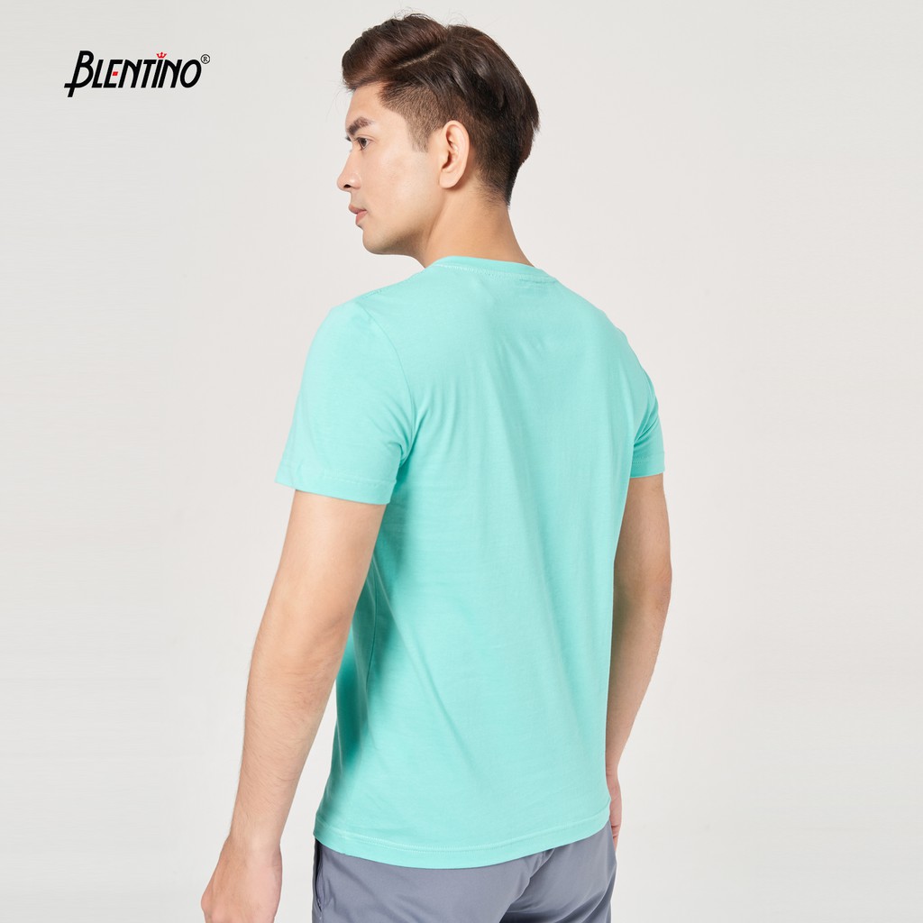 Áo thu nam tay ngắn thương hiệu Blentino , Chất liệu cotton slup TS06 (2)