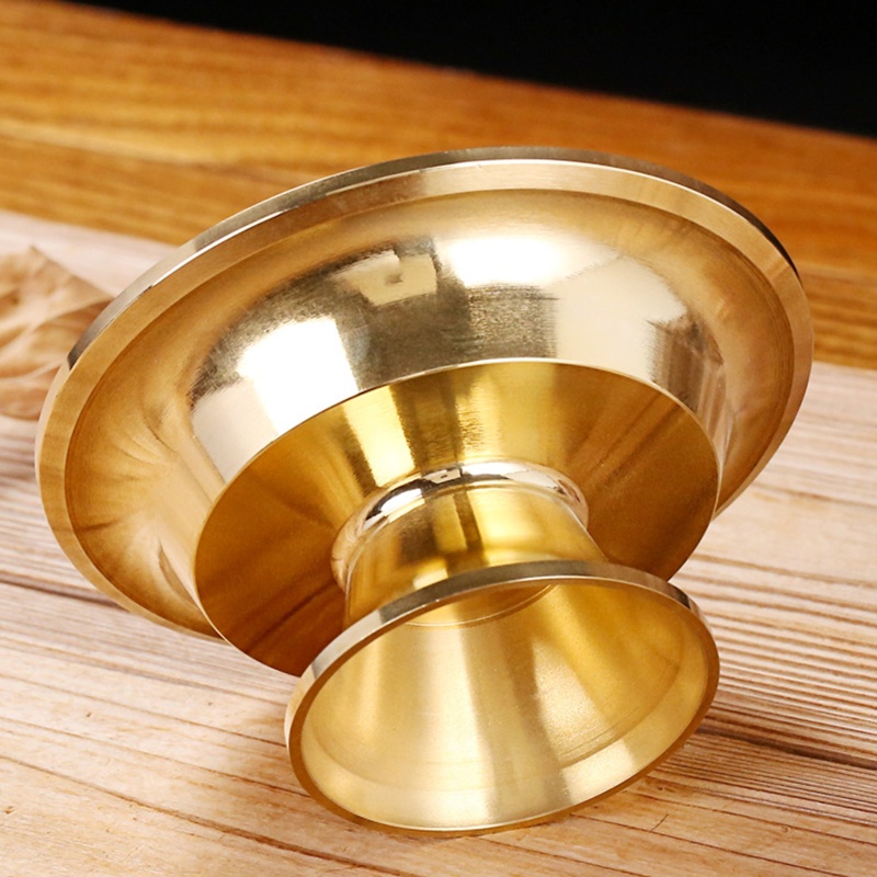 Cốc Đồng Đánh Bóng Phong Cách Phật Giáo Tây Tạng