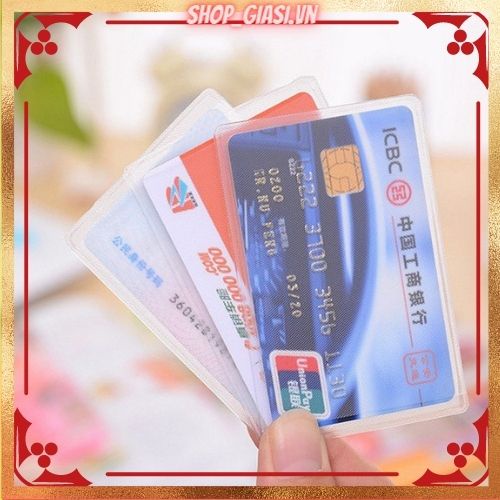 Bọc Thẻ Căn Cước Bằng Lái Xe Thẻ Tín Dụng Trong Suốt