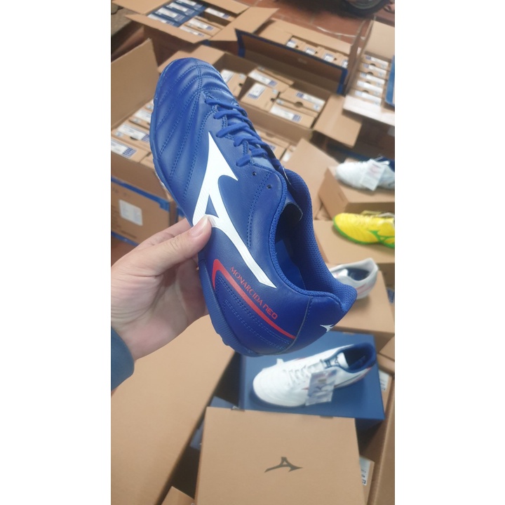 [ MIZUNO HÀNG MỚI ] Giày đá bóng Mizuno Monarcida Neo II Select As màu xanh trắng P1GD222501