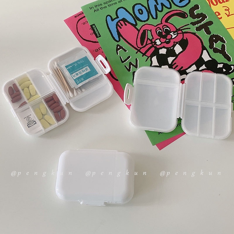 Hộp Đựng Thuốc Mini Hình Trái Tim Dễ Thương