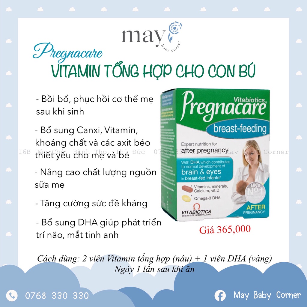 Vitamin PREGNACARE BREASTFEEDING Bổ Sung Chất Cho Sữa Mẹ