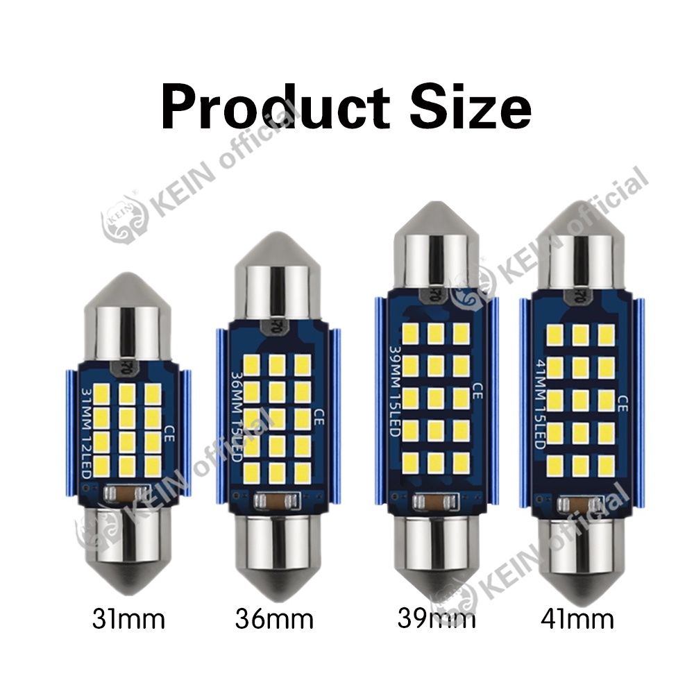 Đèn led 31mm 36mm 39mm 41mm 3020 c5w c10w c3w dc 12v cao cấp cho xe hơi