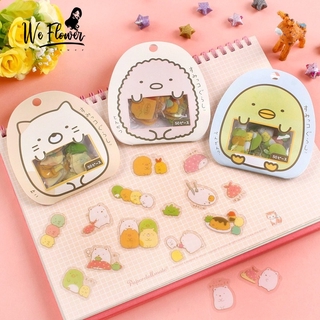 Set 50 nhãn dán họa tiết Sumikko Gurashi trang trí scrapbook/sổ tay