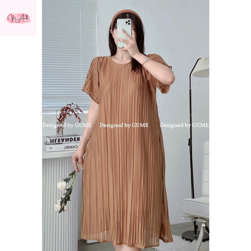 Váy bầu , đầm bầu maxi SUÔNG DẬP LY 2 MÀU HACK DÁNG từ 40 đến 100kg ảnh thật siêu đẹp chất liệu cao cấp