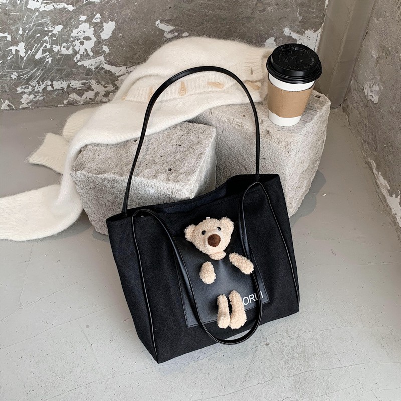Túi đeo vai nữ Quảng Châu hình gấu Teddy