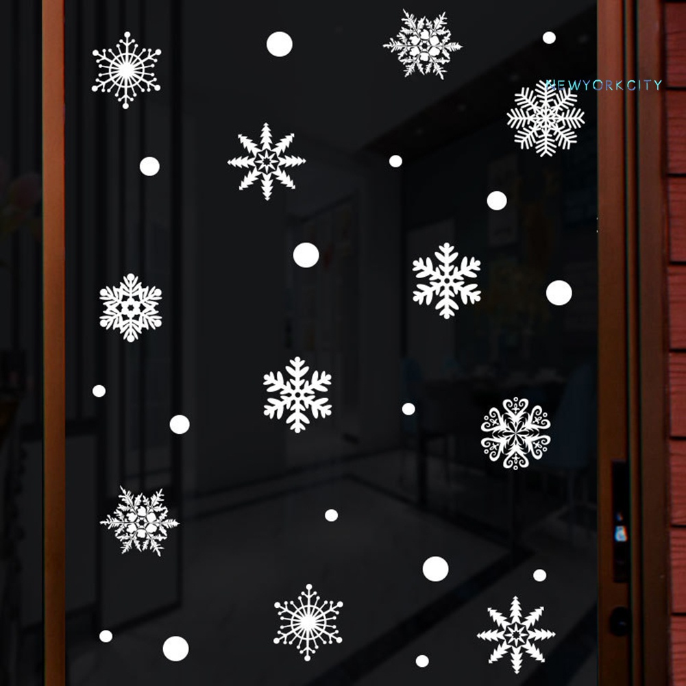 Giấy Dán Tường / Kính Cửa Sổ Họa Tiết Giáng Sinh Chống Tĩnh Điện Trang Trí Phòng Ngủ Cho Bé