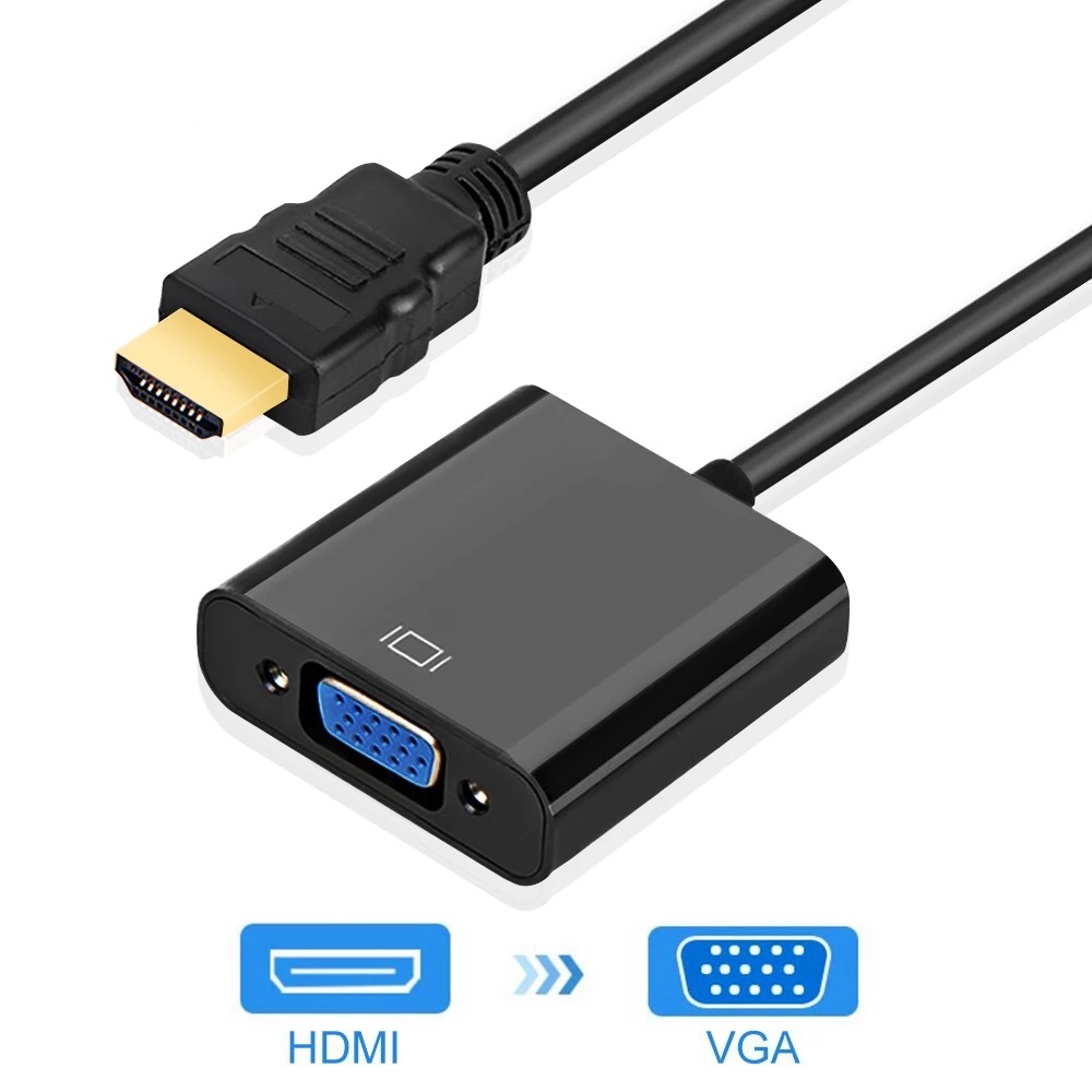 Bộ chuyển đổi HDMI sang VGA OUTPUT cho PC DVD TV