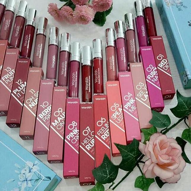 (Hàng Mới Về) Son Kem Lì Màu Sắc Quyến Rũ Wcg-234 1-18 Wardah