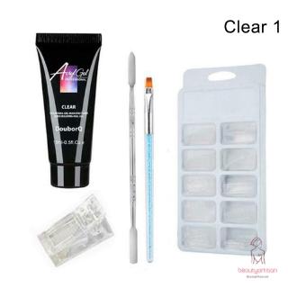 Set 4 món gel poly sơn móng nối móng nhanh khô