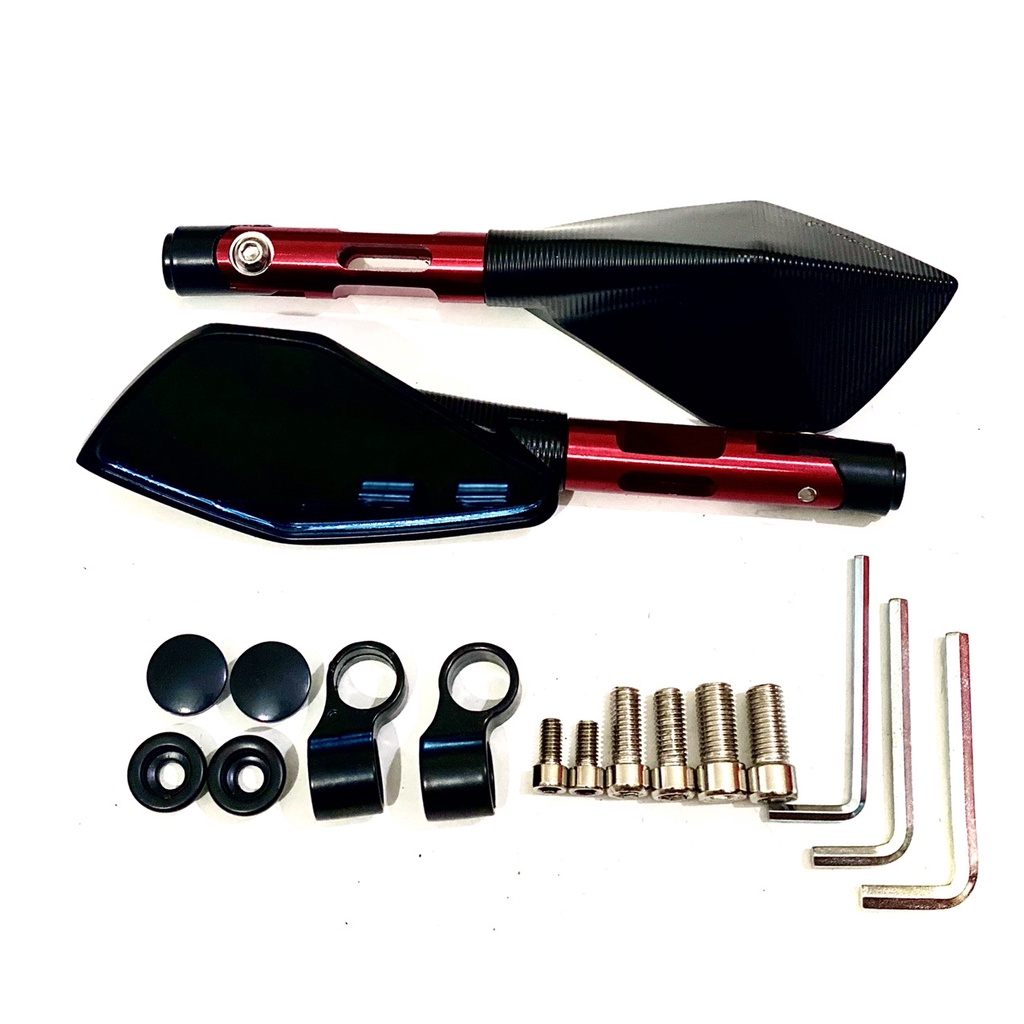 Gương 5 Cạnh Rizoma Nhôm CNC Gắn Cho Mọi Dòng Xe