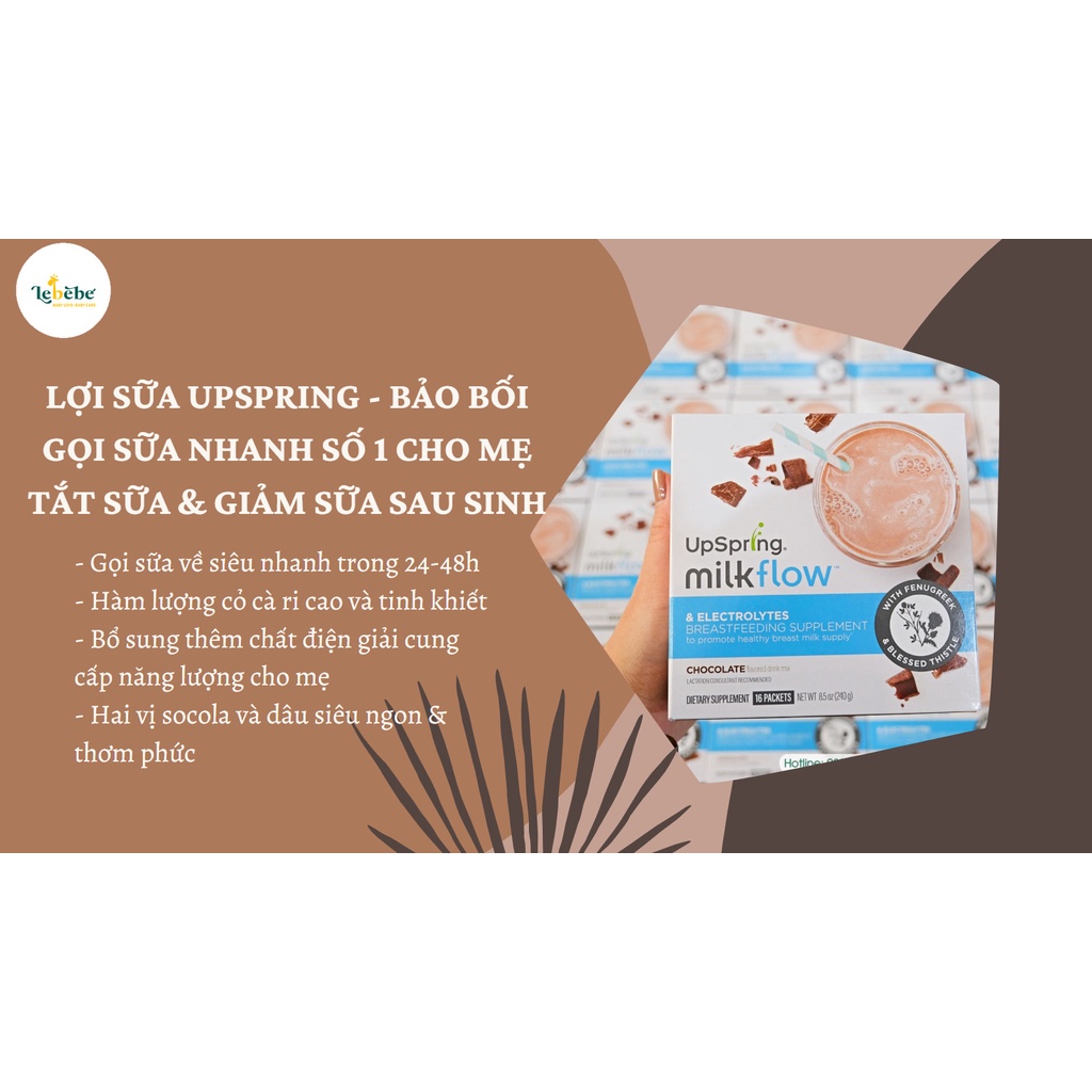 Ngũ cốc lợi sữa Upspring Milkflow Fenugreek + Blessed Thistle