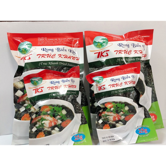 RONG BIỂN KHÔ TRÚC KHANH (NẤU NƯỚC UỐNG, NẤU CANH)