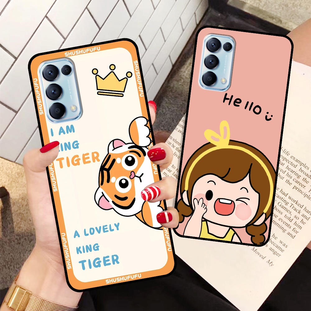 Ốp Oppo Reno5 4G / Reno5 5G / Reno 5 in hình mickey, hổ, kingtiger siêu rẻ T19 - T24