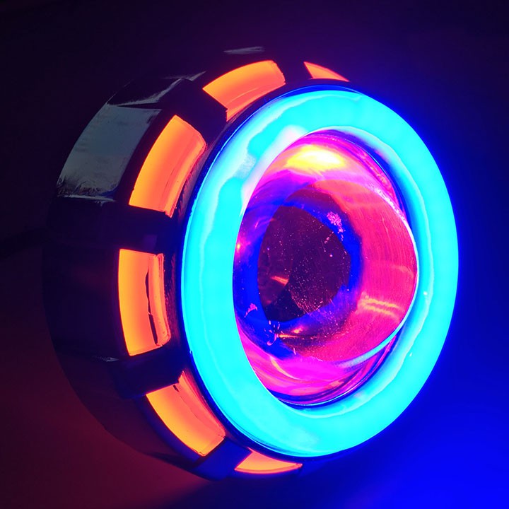 ĐÈN PHA LED BI CẦU VIỀN XANH