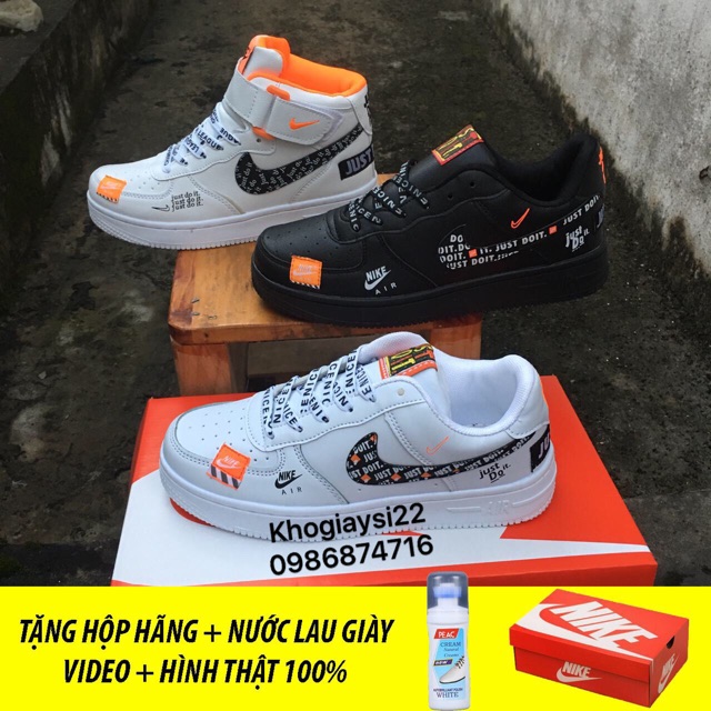 [SALE SỐC-FULLBOX- TẶNG NƯỚC PLAC] Giày air force just do it size 36->44 NAM NỮ | BigBuy360 - bigbuy360.vn