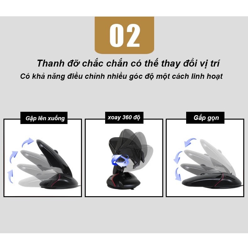 [Nhập SSSAU giảm 10% cho đơn hàng từ 200k] Giá đơ điện thoại trên oto gọn đẹp | BigBuy360 - bigbuy360.vn