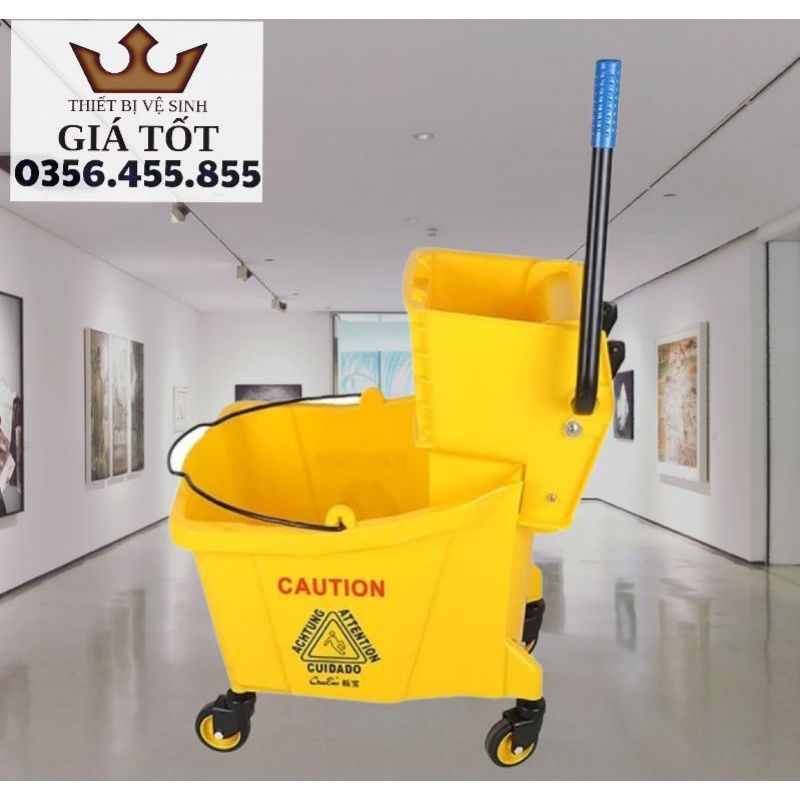 Xe vắt móp,xe vắt nước lau sàn công nghiệp 36L hàng chính hãng