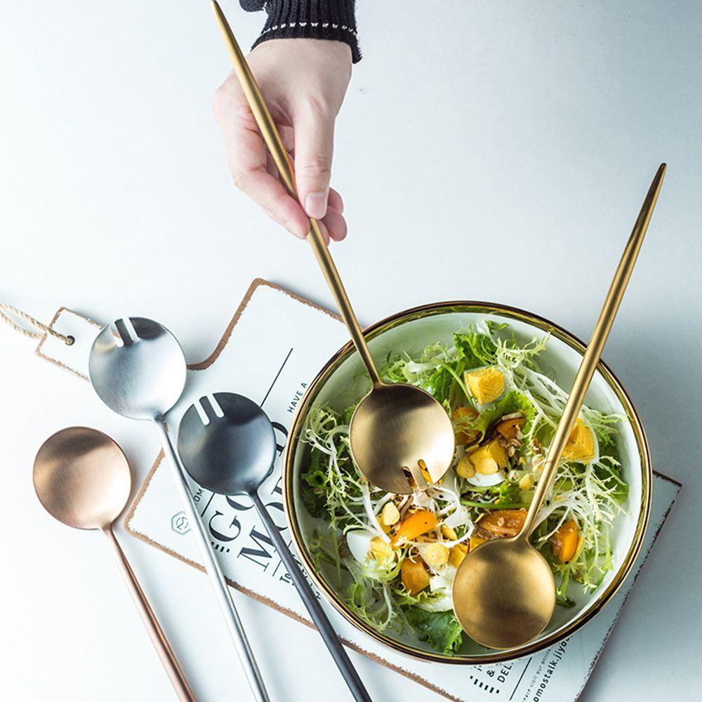 Bộ Muỗng Nĩa Ăn Salad Phục Vụ Bàn Ăn