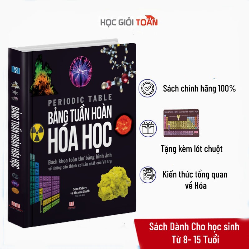 [Mã BMBAU50 giảm 7% đơn 99K] Sách: Bảng tuần hoàn hóa học - The periodic table, nguyên tố hóa học