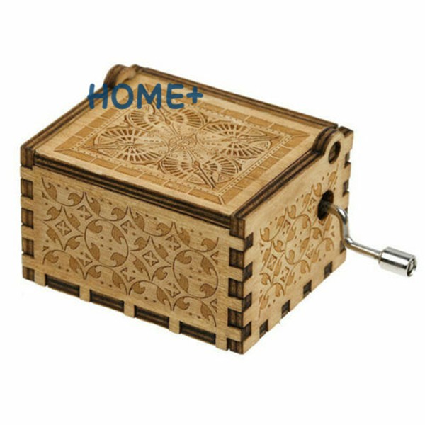 Ts tiktok To My Wife Engraved Wood Music Box Anniversary Valentines' Gifts Tik Tok